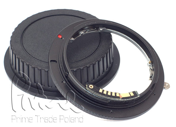 Adapter Leica R na Canon EOS EMF programowalny czip dandelion